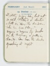 Item 10: Miles Franklin pocket diary, 5 January 1917-16 February 1918