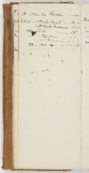 Volume 07 Item 02: John Macarthur account of sandalwood taken to Rio Janeiro, 1809 and workmen's accounts, 1830-1833
